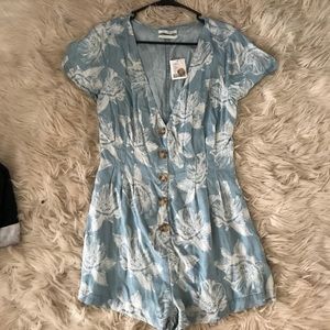 Blue romper